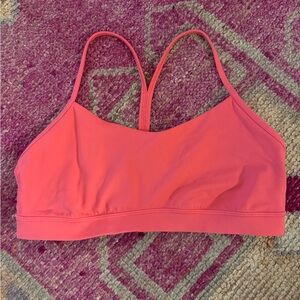Women's Coral Sports Bra